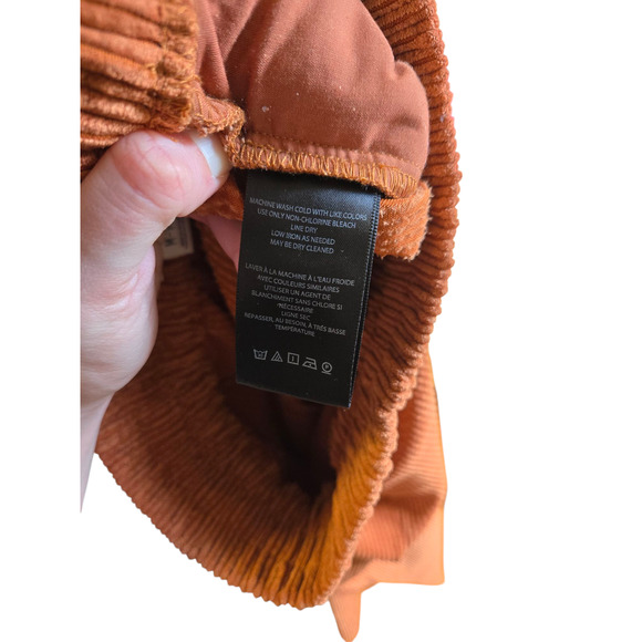 BDG burnt orange corduroy lounge pants with pockets, size medium - Picture 6 of 6